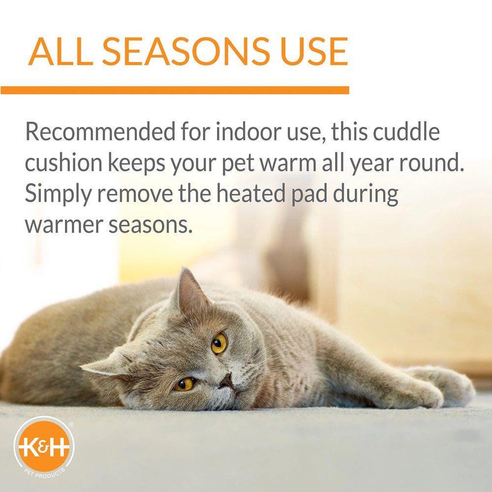 Heated Pet Bed for Cats and Small Dogs