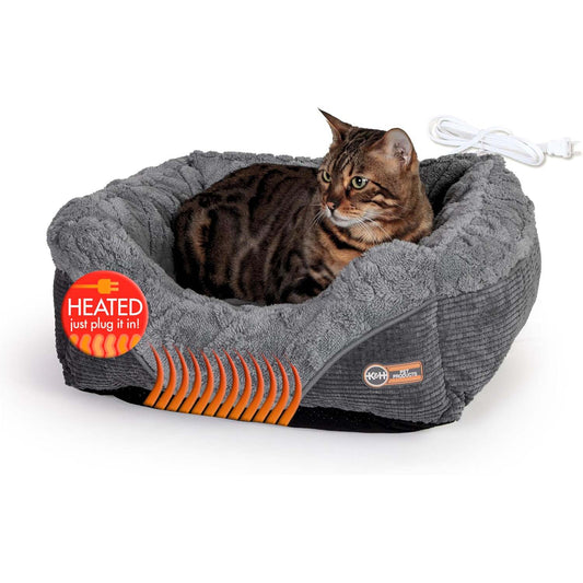 heated pet bed for cats and small dogs