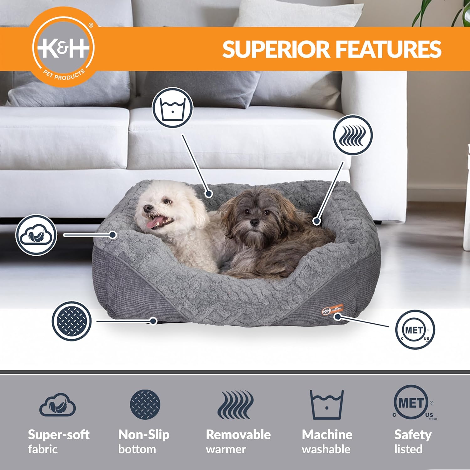 heated pet bed for cats and small dogs