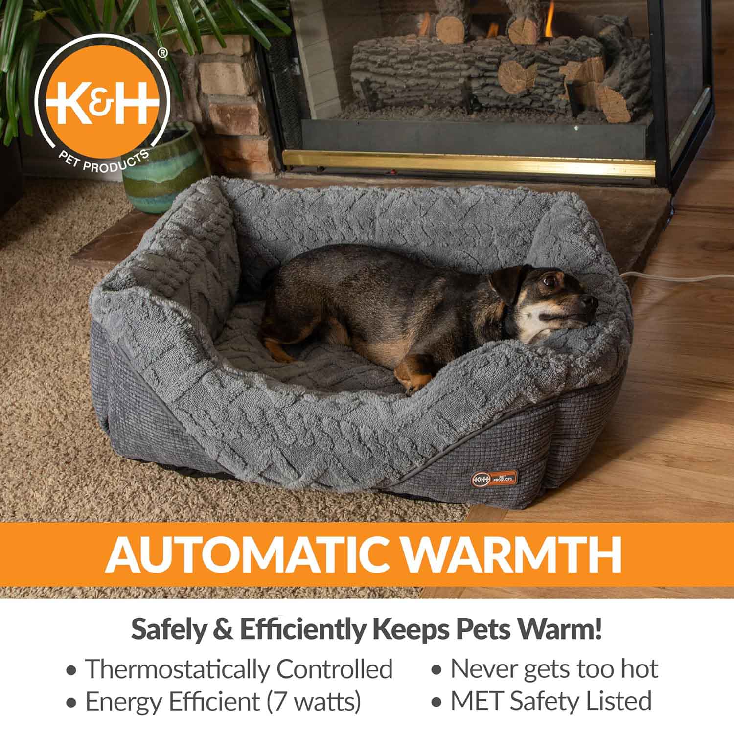 heated pet bed for cats and small dogs