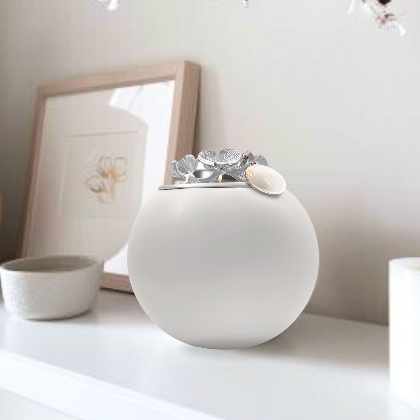 Orchid Urn for Dog & Pet Ashes - Handmade