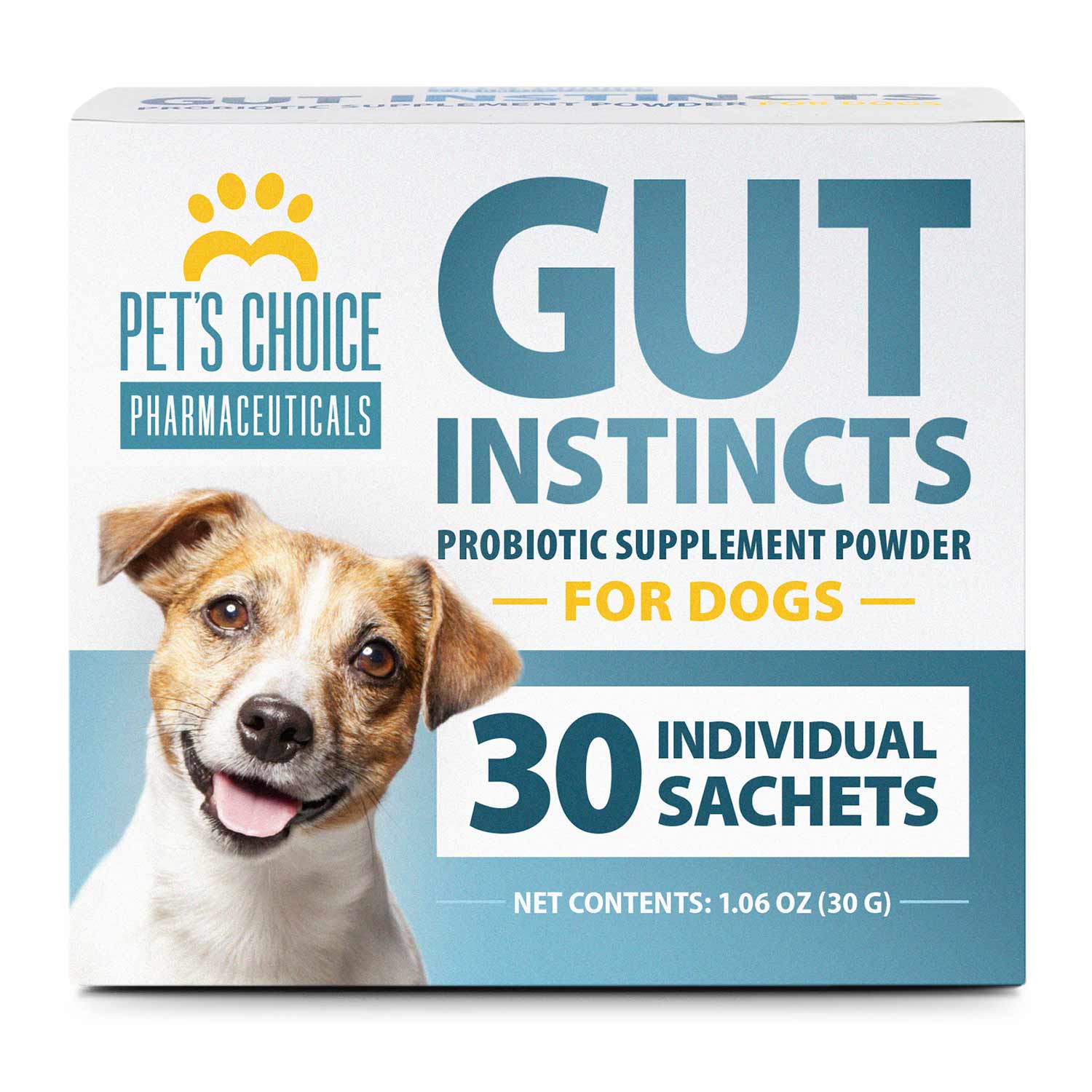 Pet's Choice Gut Instincts Probiotic Powder Packets for Dogs