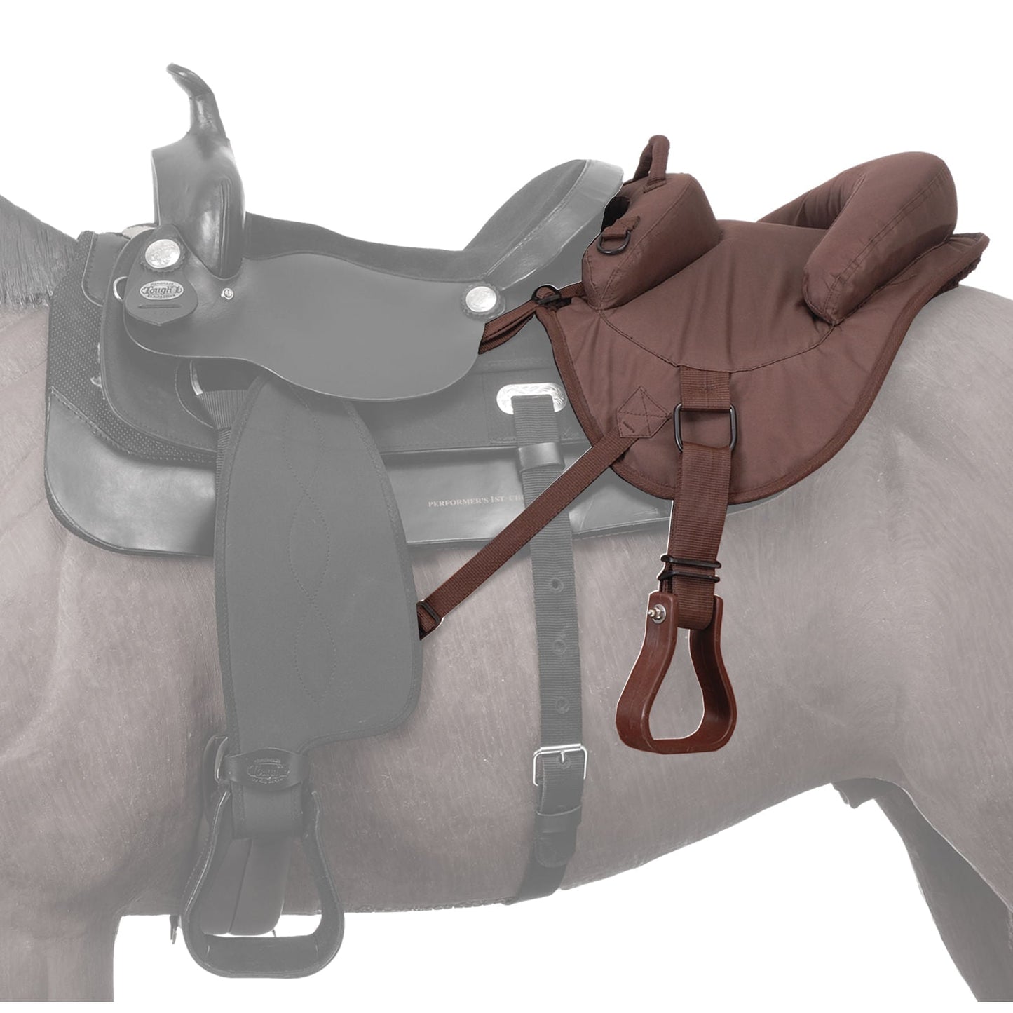 child's tandem saddle