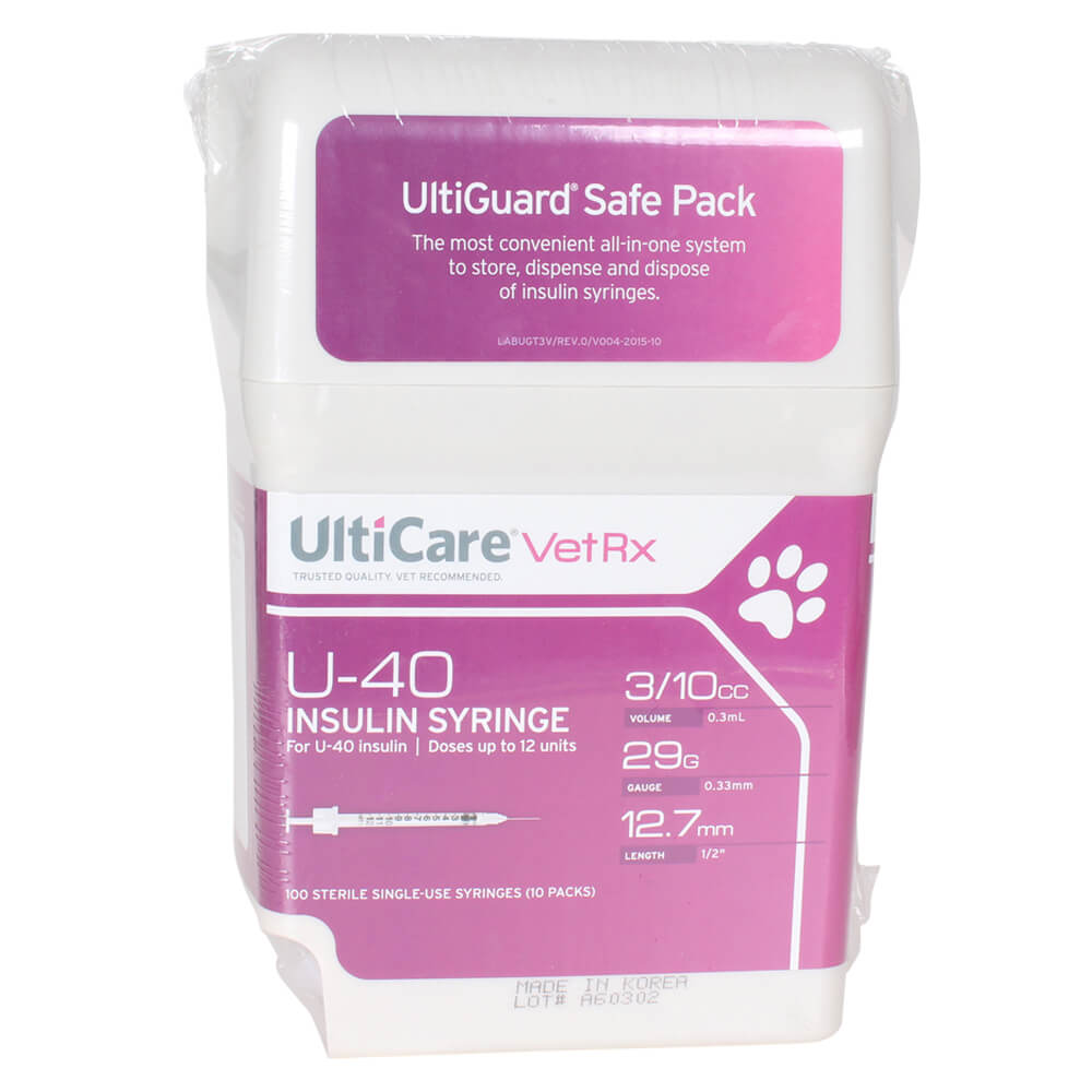 UltiCare U-40 Insulin Syringes with Sharps