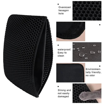 Waterproof EVA Double Layer Cat Litter Trapping Mat